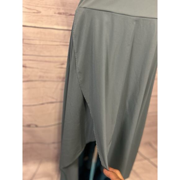 Title: Halara Asymmetrical Skirt with Built-In Shorts | Size Small | Blue - Picture 2 of 7